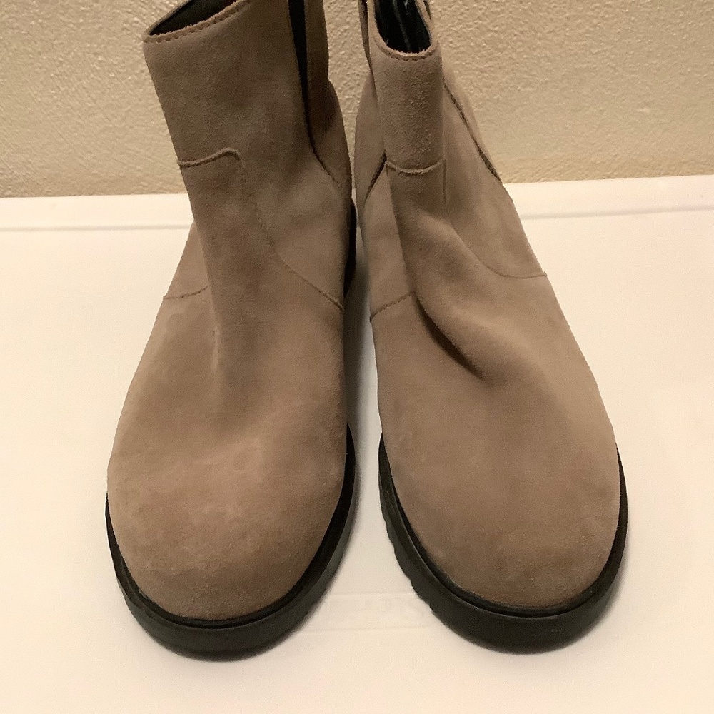 SOREL| Emelie II Suede Ankle Boots Tan Wmns 10.5 Waterproof - Picture 6 of 12
